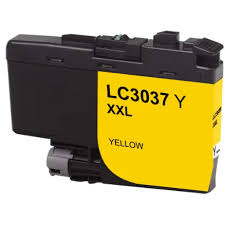 Brother LC3037Y YELLOW 1500 Pages MFC-J5845DW, J5945DW, J6545DW, J6945DW Extra High Yield Ink